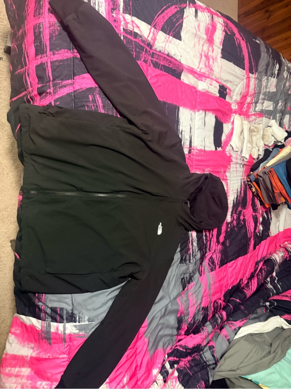 The North Face Black Hooded Softshell Jacket